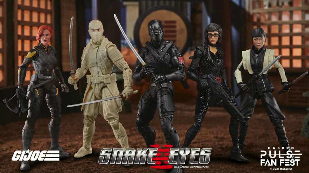 G.I. Joe Classified Snake Eyes movie action figures